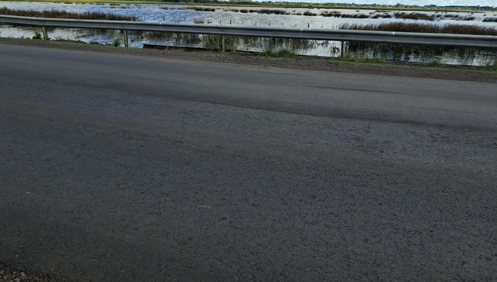 HUNDIMIENTO EN LA RUTA 46, A POCOS DÍAS DE SU REPARACIÓN