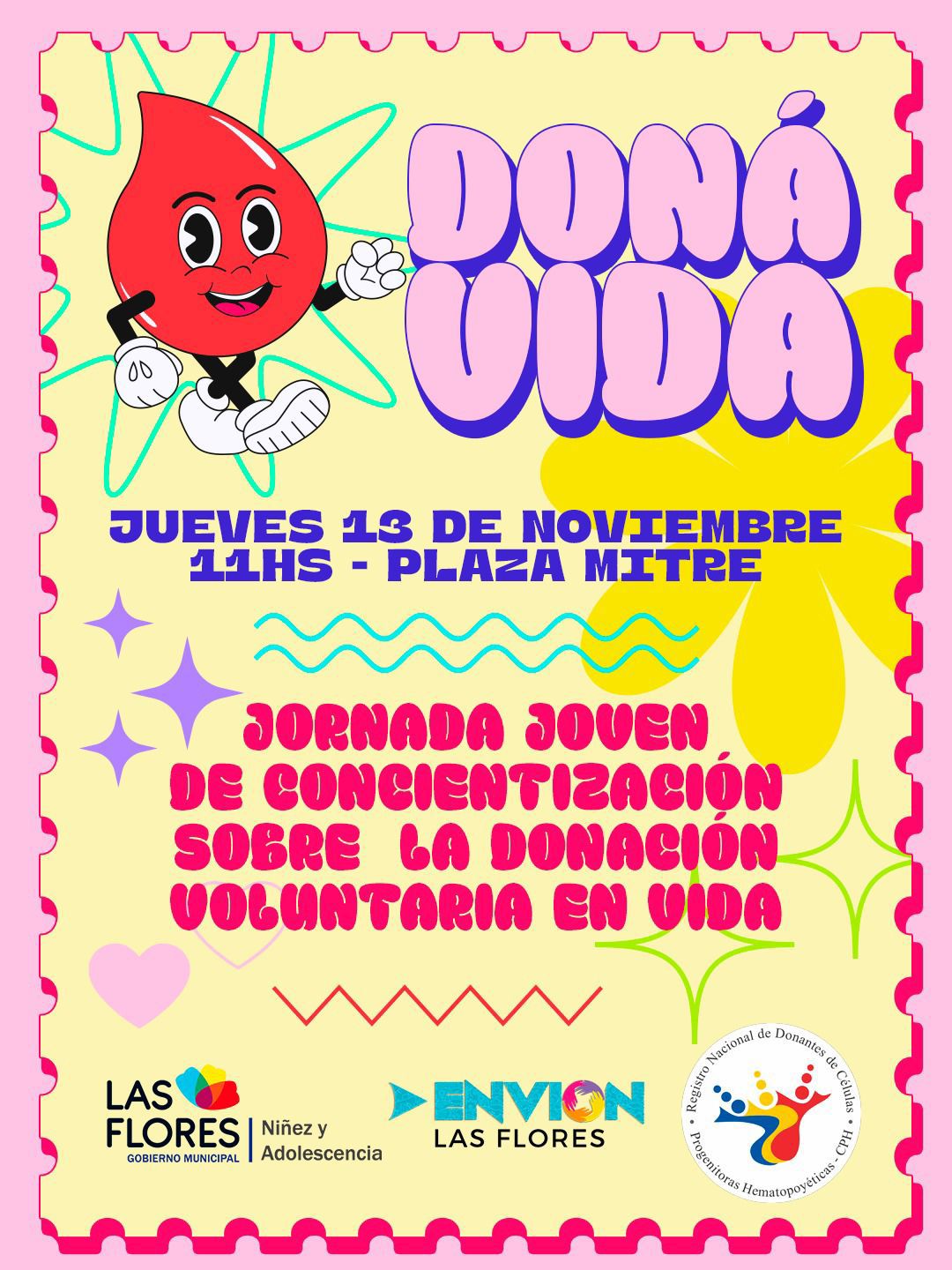 Dona Vida- Este Jueves 13 De Noviembre A Las 11 Hs En La Plaza Mitre