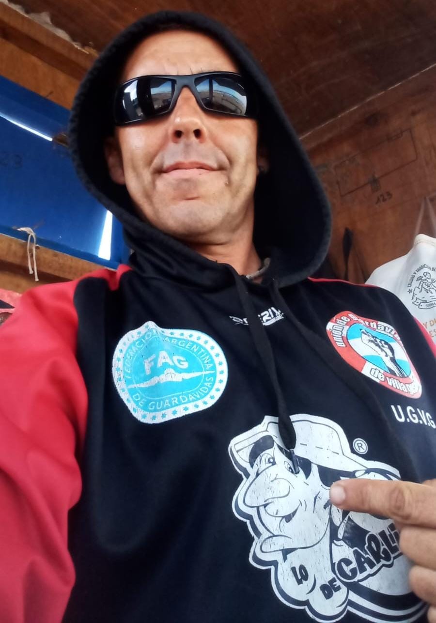 Agustin Rossberg Secretario Organización Unión De Guardavidas Villa Gesell