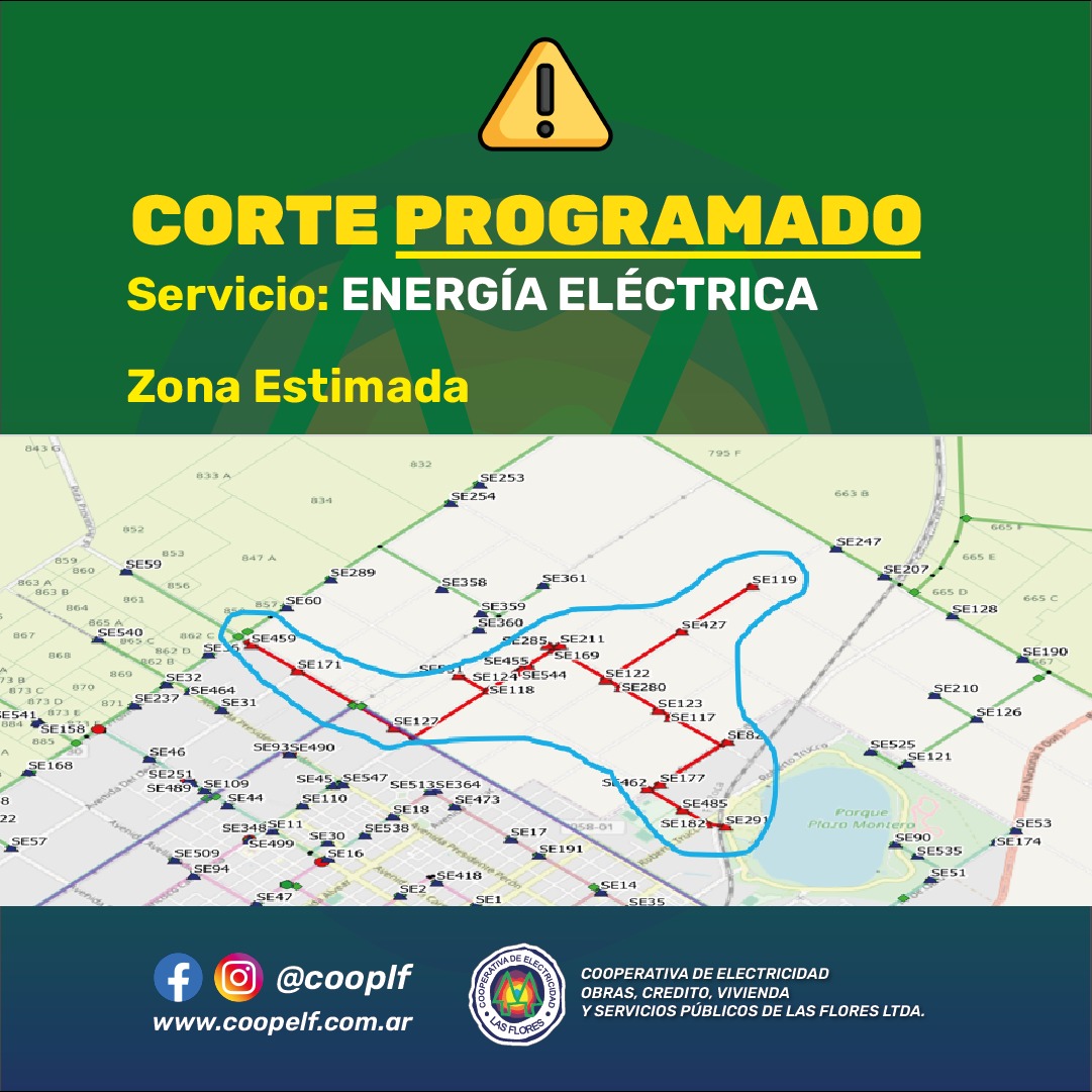 CORTE PROGRAMADO DE ENERGÍA ELÉCTRICA