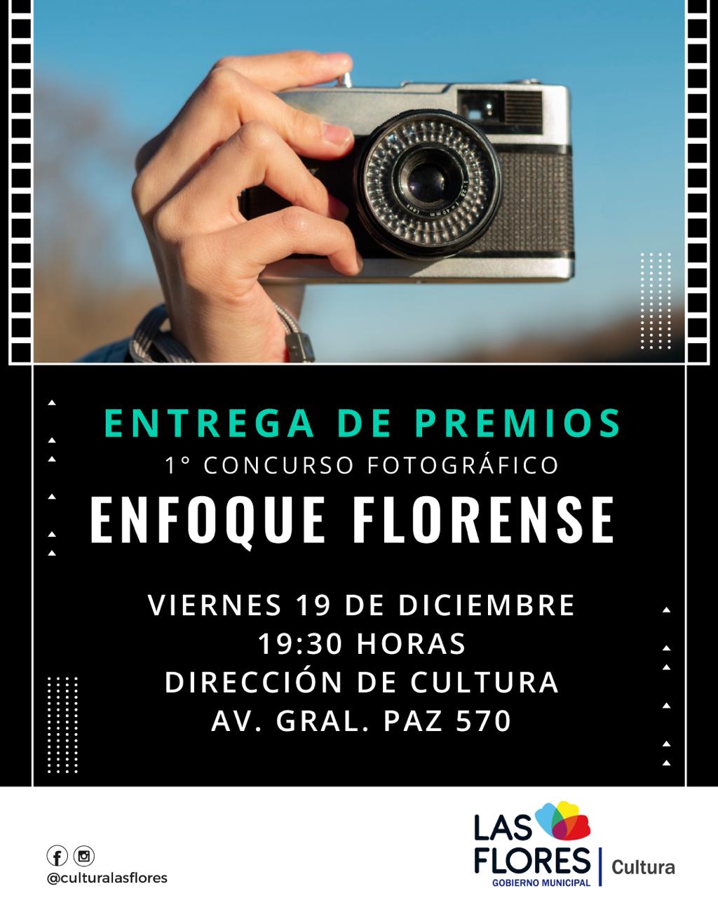ENTREGA DE PREMIOS DEL 1º CONCURSO FOTOGRÁFICO “ENFOQUE FLORENSE”