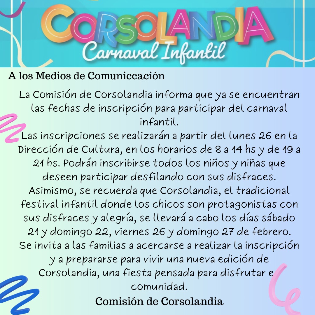 Se Viene Una Nueva Edicion De Corsolandia