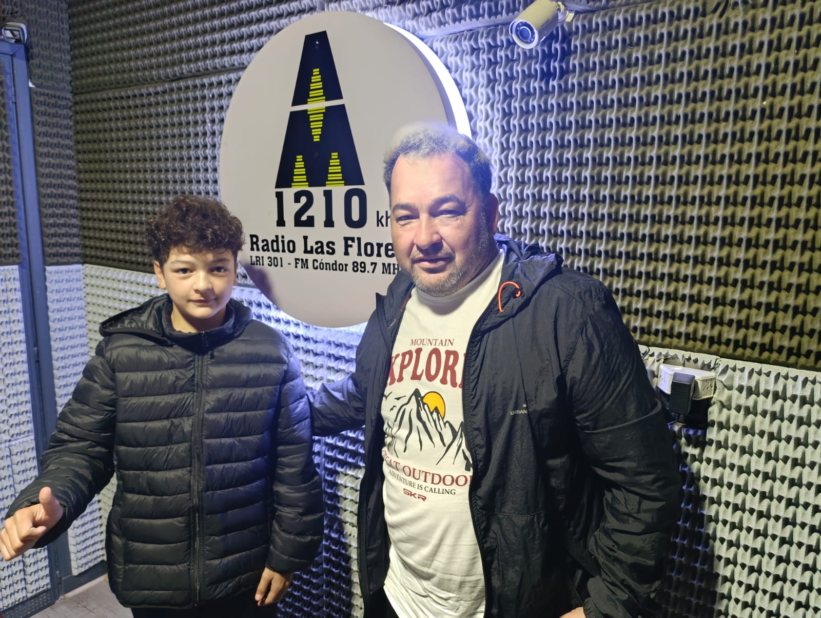 Gastón y Donato Osterrieth- Karting del Este-Nos Visitaron En La Mañana De » Conectados»