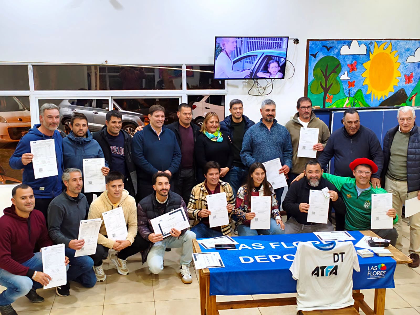 Liga De Futbol Las Flores-Entrega De Diplomas