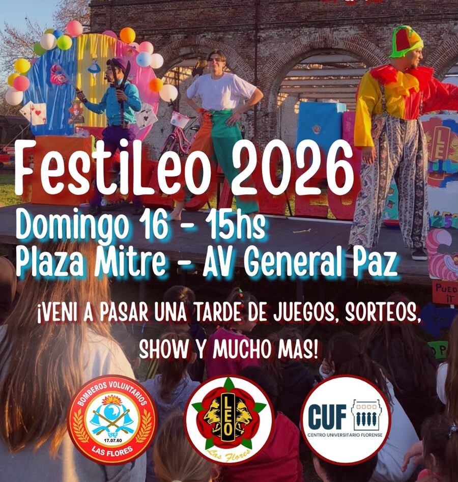 Bomberos Voluntarios De Las Flores, El Club Leo Y El CUF Se Unen Para Celebrar El Día del Niño