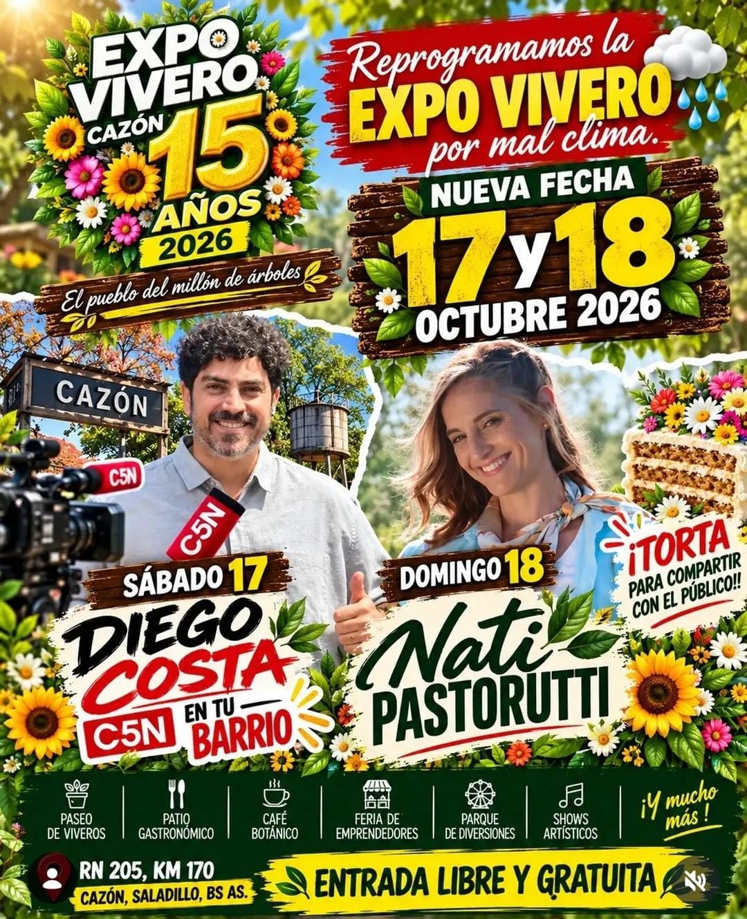 Gustavo Mastrocola- Coordinador Expo Vivero Cazon Reprogramado Para 17 y 18 De Octubre